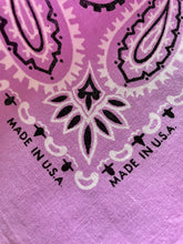 Load image into Gallery viewer, 1980 Lavender Bandana
